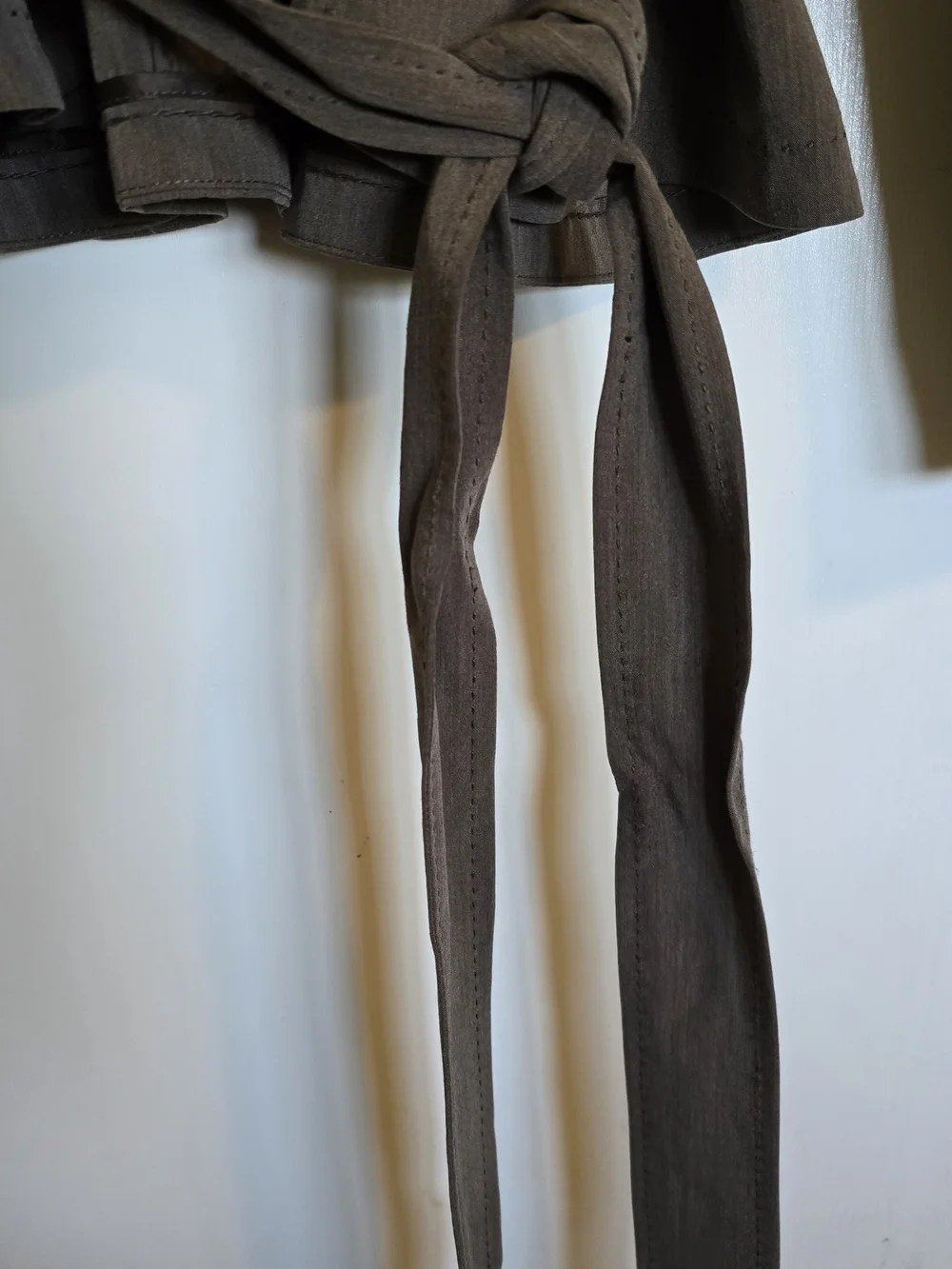 Apostrophe Women's Size 18 Brown Wrap Blazer Tie Waist Long Sleeve